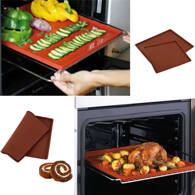 New Silicone Bakeware Baking Dishes Pastry Bakeware Baking Tray Oven