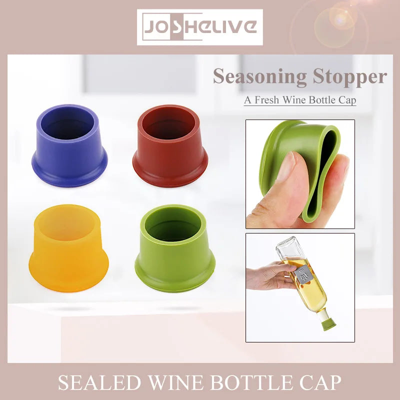 1/5pcs Leak-proof Sealing Wine Bottle Cap Stopper Sealed Champagne